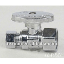 Brass Electroplating Chromium Mini Brass turn stop Ball Valve